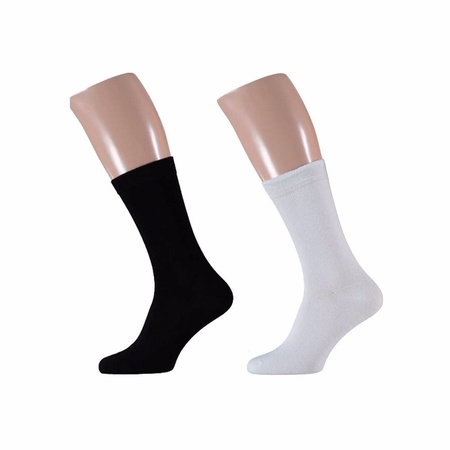Black and white socks for men 6 pair