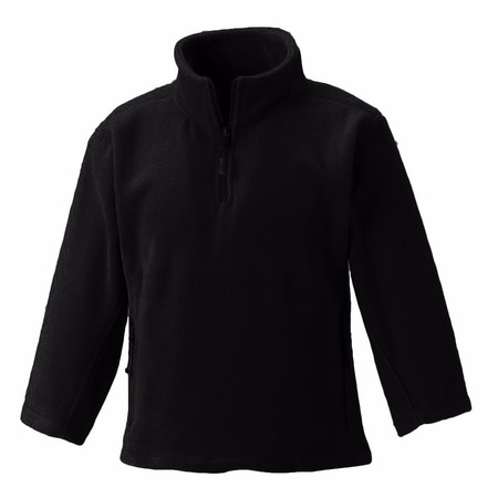Zwarte polyester fleece trui voor meisjes