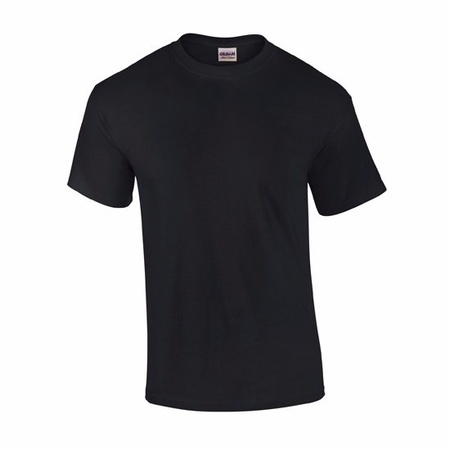 Voordelige zwarte T-shirts voor heren 100% katoen